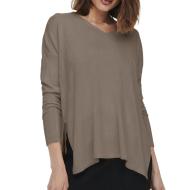 Pull en Maille Marron Femme Only Lamalia