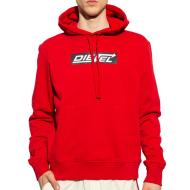 Sweat Rouge Homme Diesel Ginn pas cher