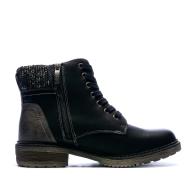 Boots Noire Femme Relife Gramam vue 2