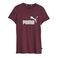 T-shirt Bordeaux Fushia Fille Puma Tee pas cher