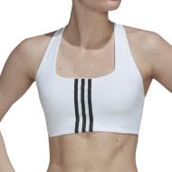 Brassière Blanche Femme Adidas HC5377 pas cher