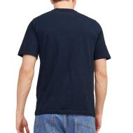 T-shirt Marine Homme Jack & Jones 12255042 vue 2