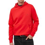 Sweat à Capuche Rouge Homme Tommy Hilfiger Logo Hoody pas cher