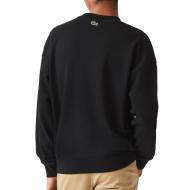 Sweat Noir Homme Lacoste Sweatshirt SH2524 vue 2