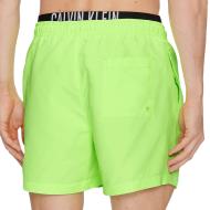 Short de bain vert fluo Homme Calvin Klein Medium Double vue 2