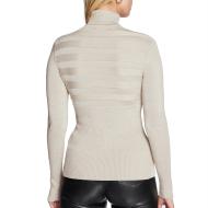 Pull Gris/Beige Brillant Femme Morgan Mentosa vue 2