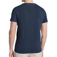 T-shirt Marine Homme Tommy Hilfiger Garment Dye Chest vue 2