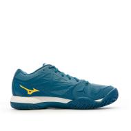 Chaussures de tennis Bleu/Jaune Homme Mizuno Wave Intensetour vue 2