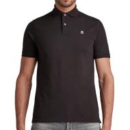 Polo Noir Homme G-Star Dunda