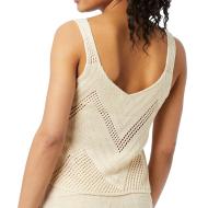 Débardeur Maille Beige Femme JDY Sun vue 2