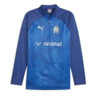 OM Sweat 1/2 zip Bleu Homme Puma 2023/2024 pas cher