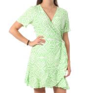 Robe Vert Femme Only Marlie Wrap