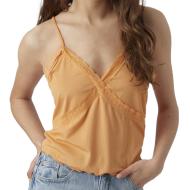 Top Orange Femme Vero Moda Singlet Crop Top