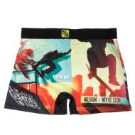 Boxer Noir/Jaune à Imprimés Homme Freegun Sk8 vue 2