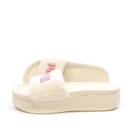 Claquettes Blanches/Roses Femme Puma Marshmal pas cher