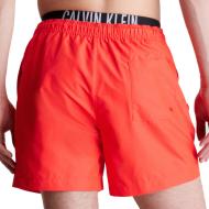 Short de bain Rouge Homme Calvin Klein Medium Double vue 2