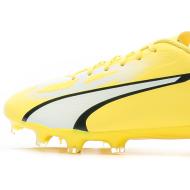 Chaussures de football Blanc/Jaune Homme Puma Ultra Play Fg/ag 107423-01 vue 7