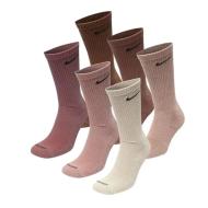 6x Paires de Chaussettes Beige/Rose Homme Nike Everyday pas cher