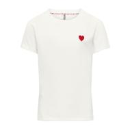 T-Shirt Blanc Fille Kids ONLY Kogmaria