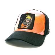 Casquette Noire/Orange Homme Capslab Naruto pas cher