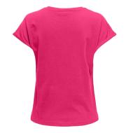 T-shirt Rose Femme JDY Viva Life vue 2