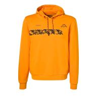 Sweat à Capuche Orange Homme KappaGino pas cher