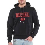 Sweat Noir Homme Diesel Felpa pas cher