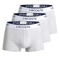 X3 Boxers Gris Homme Lacoste 5H8621 pas cher