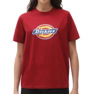 T-shirt Rouge Femme Dickies Icon Logo pas cher