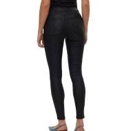 Jean Enduit Skinny Noir Femme VERO MODA Shape Coated vue 2