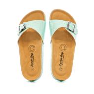 Sandales Vertes Femme Lemon Bay Croco vue 3