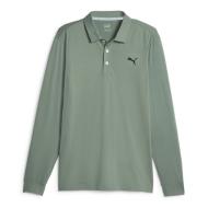 Polo Vert Homme Puma Longsleeve