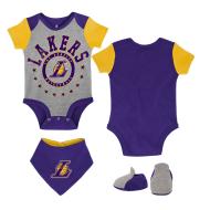 LOS ANGELES LAKERS Ensemble Gris/Violet Bébe Creeper pas cher