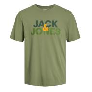 T-shirt Kaki Homme Jack & Jones Jacula