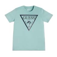 T-shirt Vert Garçon Guess