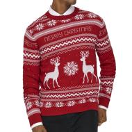 Pull de Noël Rouge/Blanc Homme Only & Sons Xmas