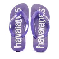 Tongs Violette Mixte Havaianas Logomania Awlab vue 3