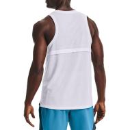 Débardeur Blanc Homme Under Armour Streaker Singlet vue 2