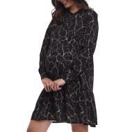 Robe de Grossesse Noir Femme Vero Moda Marternity Manna pas cher