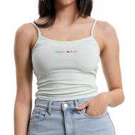 Top Vert Femme Tommy Hilfiger Tjw Bby Color Linear