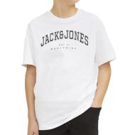 T-shirt Blanc Garçon Jack & Jones Varsity pas cher