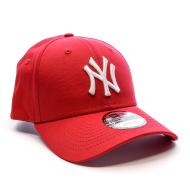 Casquette Rouge Fille New Era League Basic Neyyan vue 2