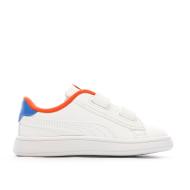 Baskets Blanche/Bleu/Rouge Garçon Puma Iinf Smash Comics vue 2