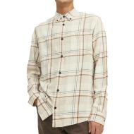 Chemise Beige à Motifs Homme Jack & Jones Brook Check