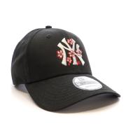 Casquette Noire Mixte New Era Flower vue 2