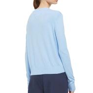 Pull Bleu Femme Tommy Hilfiger Essential vue 2