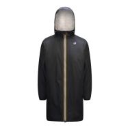 Parka Longue Noire Unisexe K-WAY Le Vrai 3.0 Eiffel Orsetto