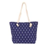 Sac de Plage Ancre Marine/Bleu Femme pas cher