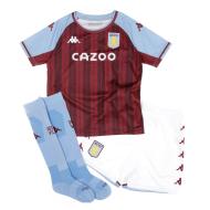 Aston Villa Mini-Kit Domicile Garçon Kappa 2021/2022 pas cher