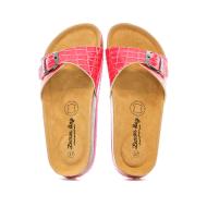 Sandales Roses Femme Lemon Bay Croco vue 3